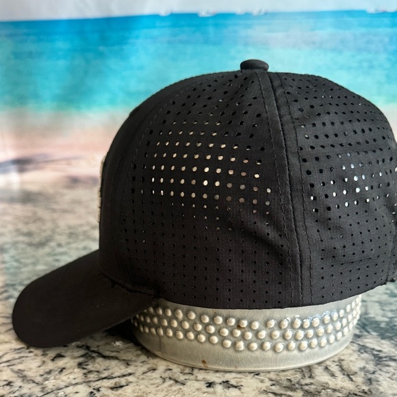 Orange Theory Embroidered Baseball Cap Hat Orange and Black Adjustable Strap - Picture 6 of 9